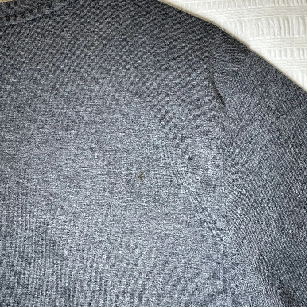 Adidas Men's Basic Tee - Primegreen Aeroready Charcoal Dark Gray XL - Picture 7 of 8